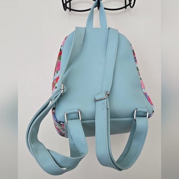 Ouran High School Host Club Light Blue Mini Backpack Blue Floral Character - Picture 8 of 9